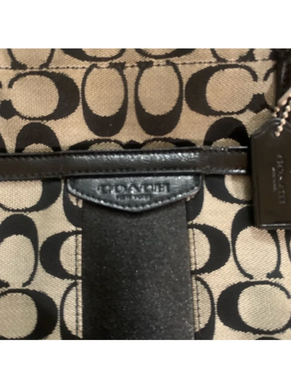 Coach iconic monogram